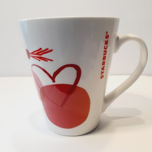 Starbucks 12 fl oz Mug Valentines Hearts 2016 - Picture 3 of 8